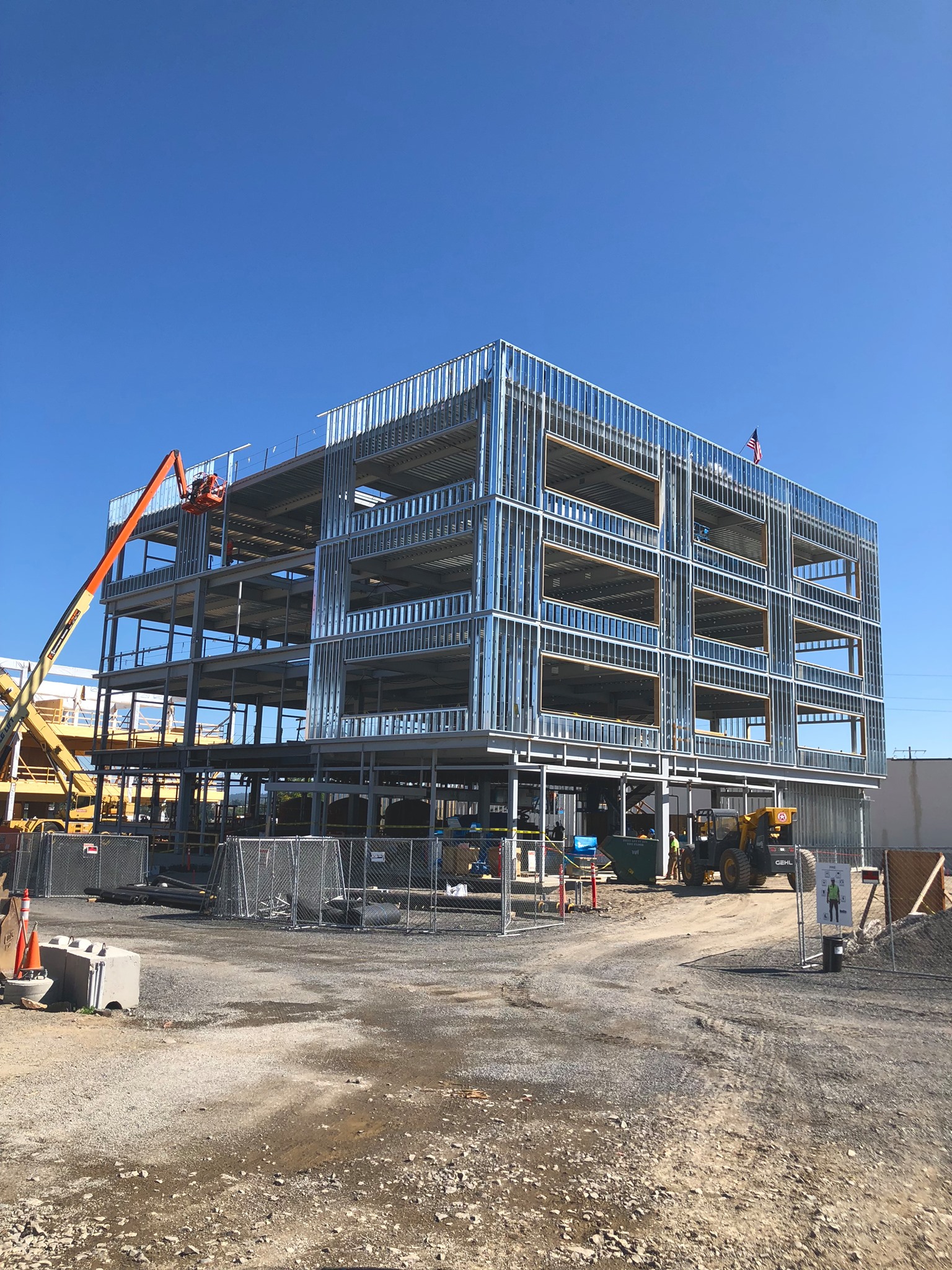 recycled steel frame construction