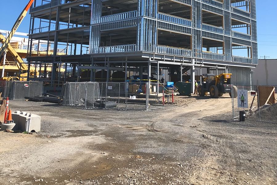 recycled steel frame construction