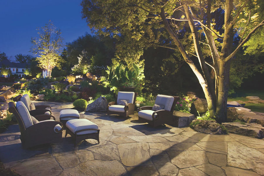 energy-efficient outdoor lighting irrigation