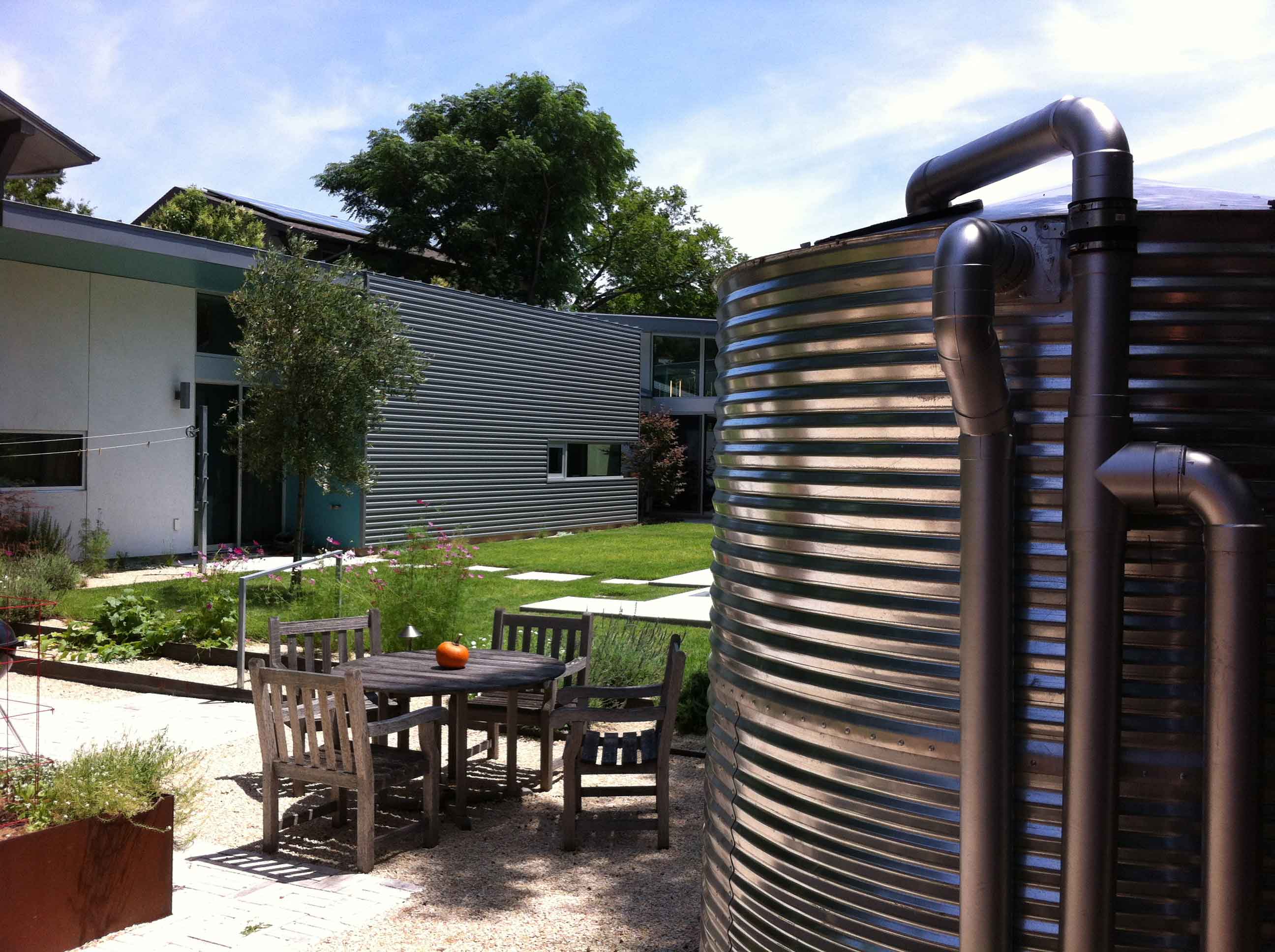 rainwater harvesting system landscaping