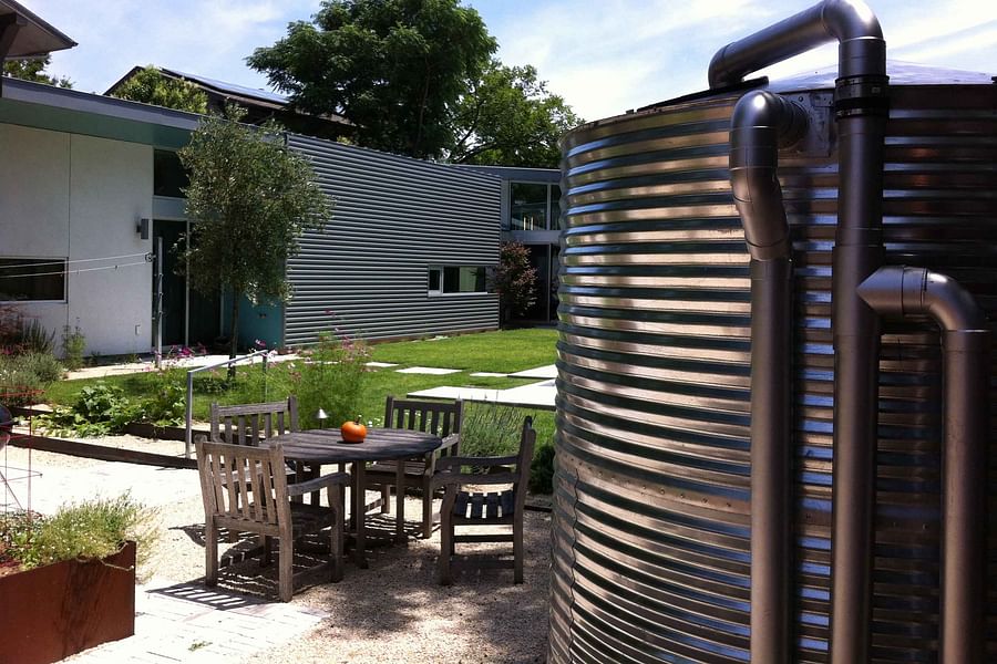 rainwater harvesting system landscaping