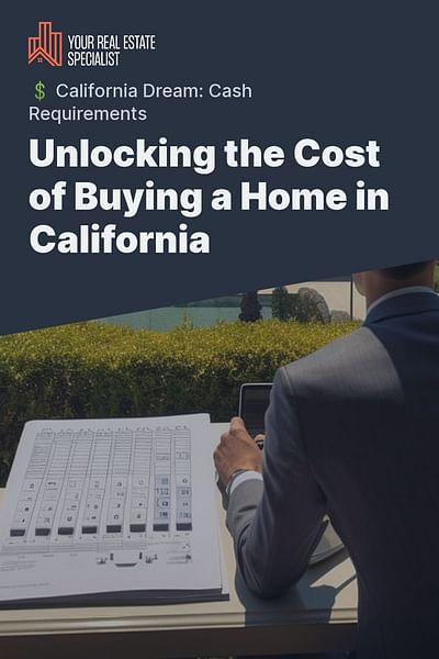 Unlocking the Cost of Buying a Home in California - 💲 California Dream: Cash Requirements